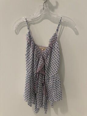 Rebecca Taylor Silk Printed Camisole – Size 6 (Medium)